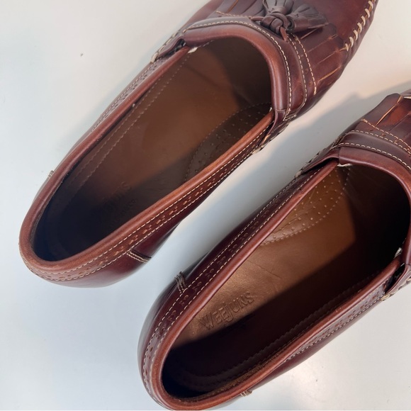 GH Bass Michael Kiltie Tassel WEEJUNS Loafer Mens 11.5 D Brown Preppy Business - Picture 11 of 13